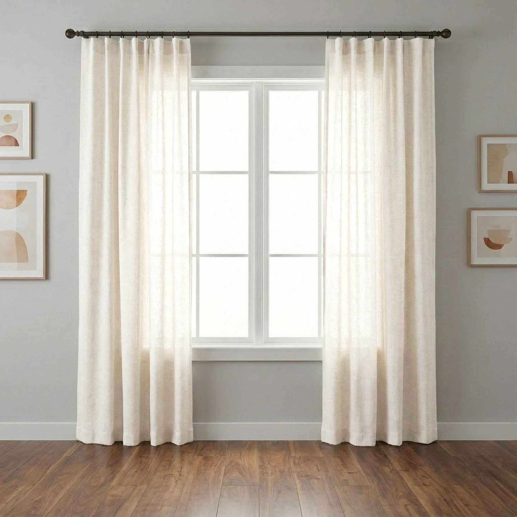 Languids Openwork Linen Blend Curtains - Detail View 8 | JOYDRAPE Bespoke Luxury