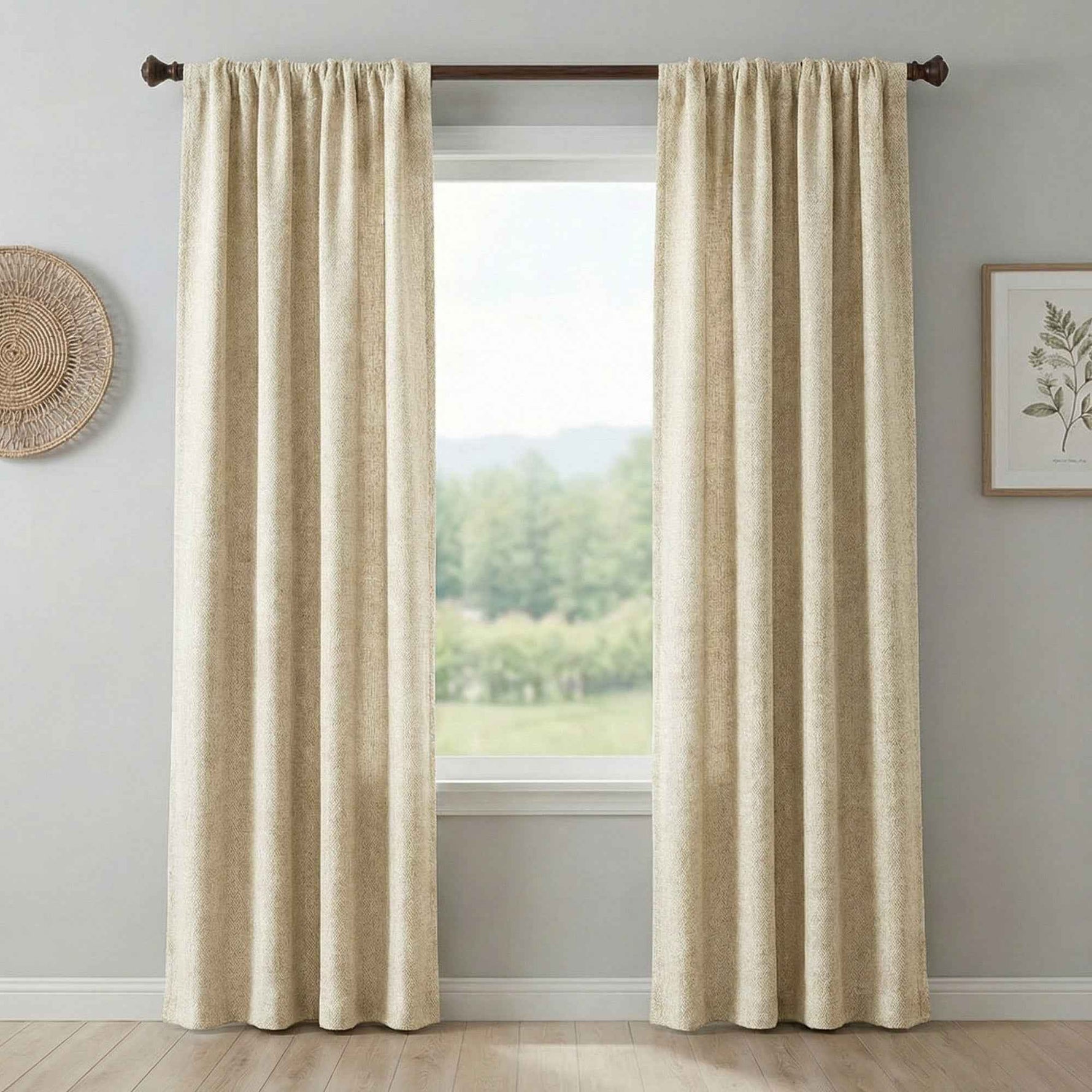 Twill Heavyweight solid color blackout curtains - Detail View 9 | JOYDRAPE Bespoke Luxury