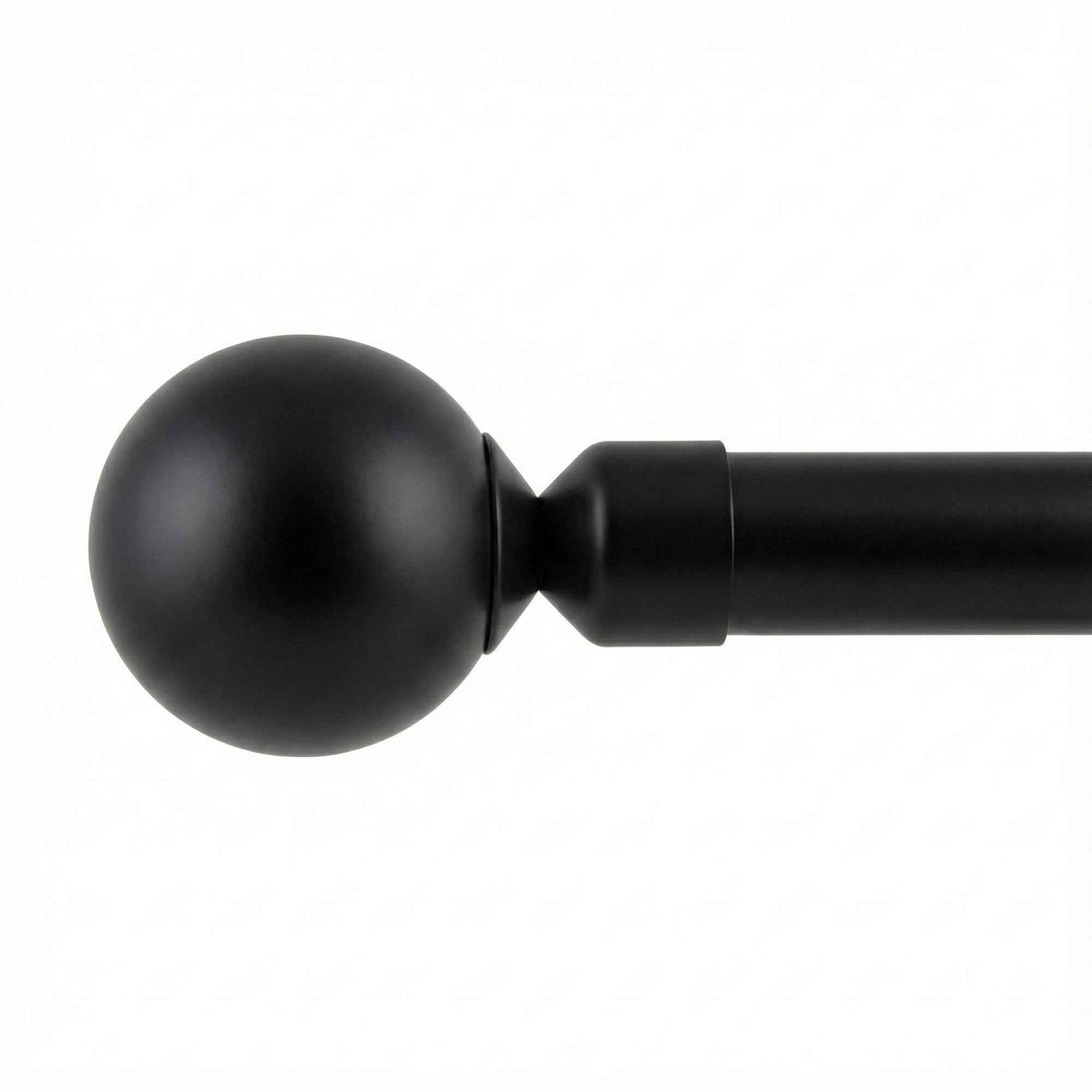 P-Single Decorative Curtain Rod with Rings - Detail View 8 | JOYDRAPE Bespoke Luxury