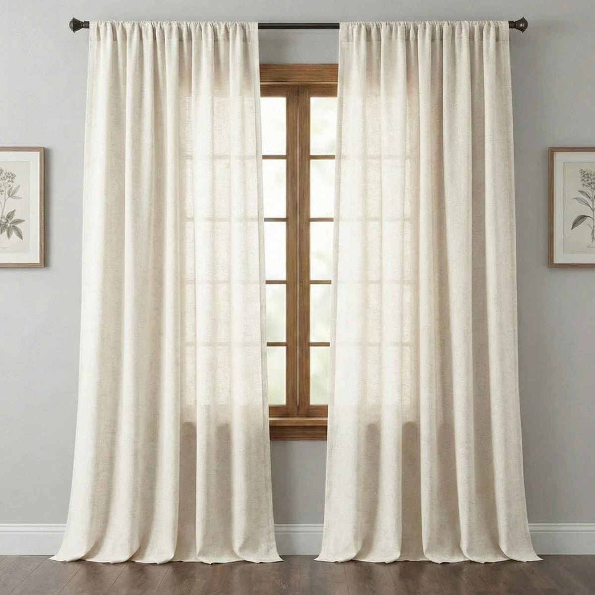 Timeless Natural linen blend curtains - Detail View 10 | JOYDRAPE Bespoke Luxury