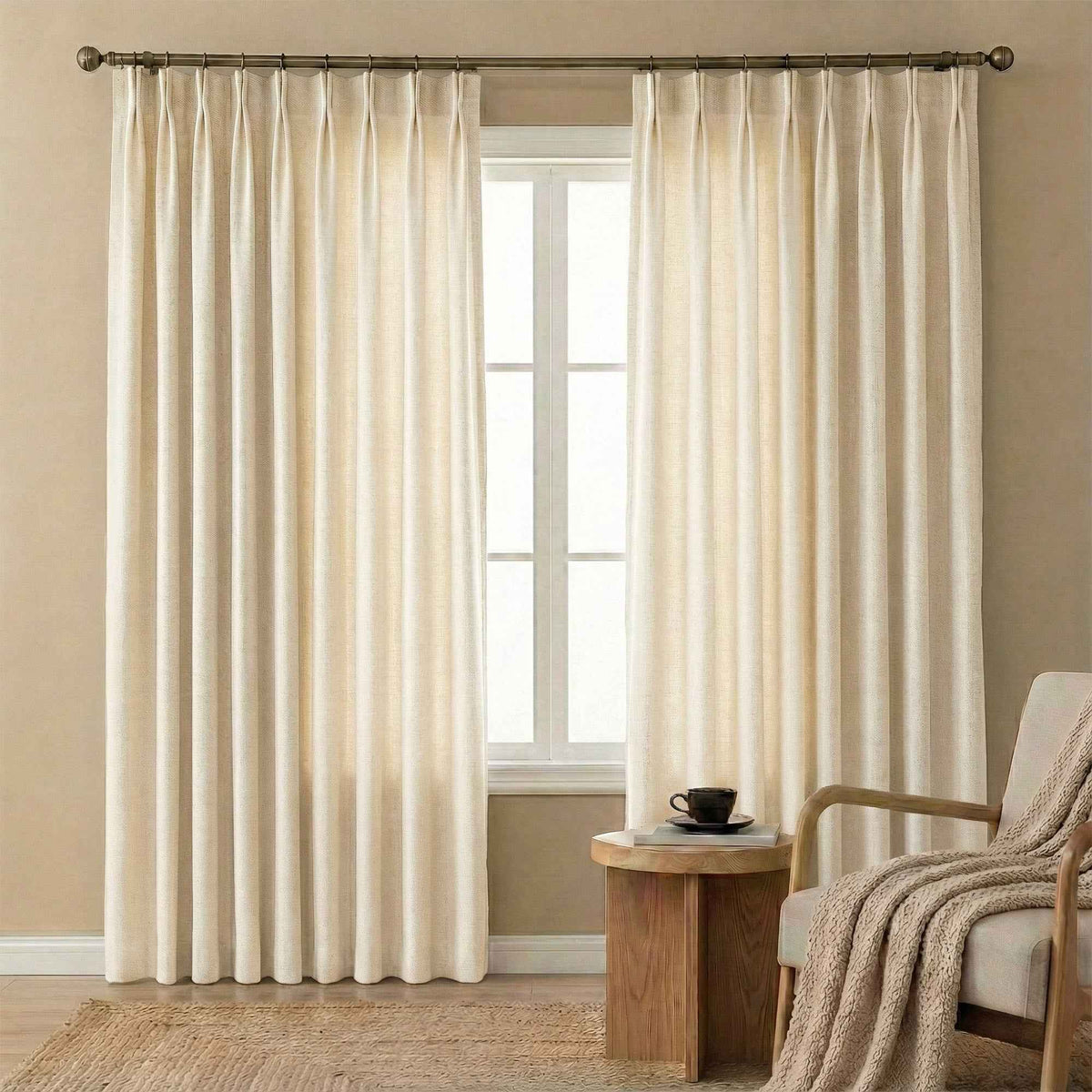Velvety Short-pile Chenille High Blackout Curtains - Detail View 10 | JOYDRAPE Bespoke Luxury