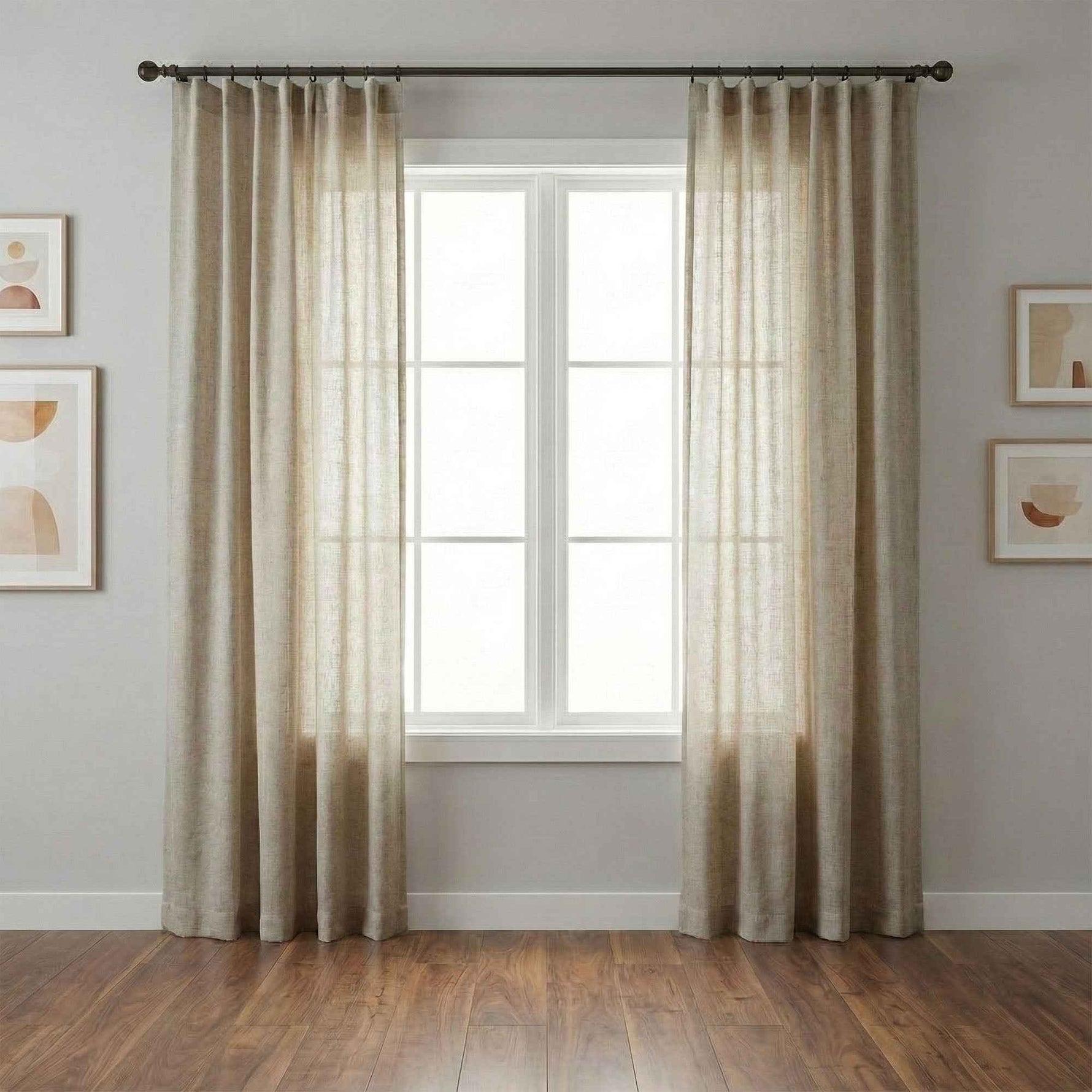 Languids Openwork Linen Blend Curtains - Detail View 10 | JOYDRAPE Bespoke Luxury