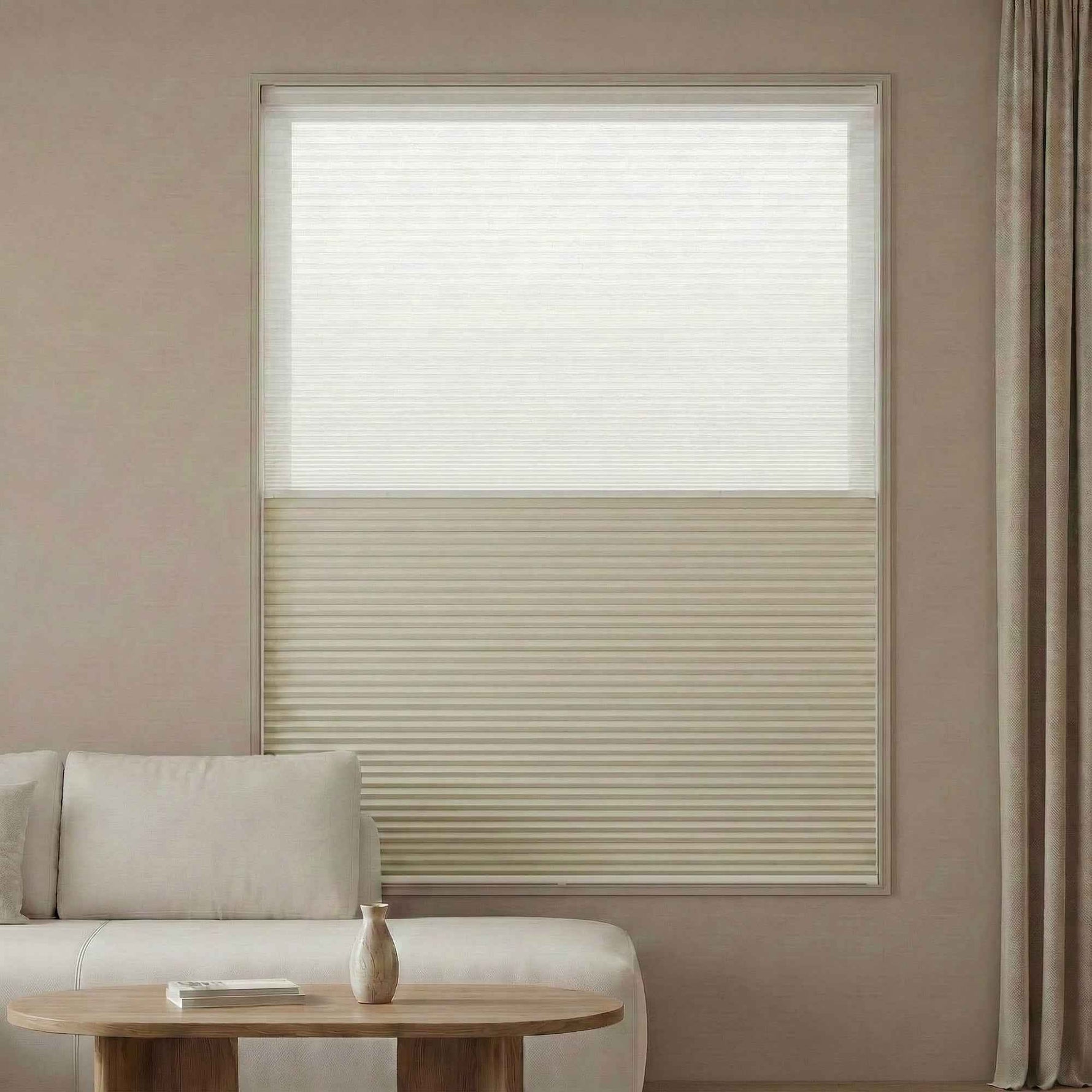 F-Solace Day/Night Cellular Shades - Detail View 2 | JOYDRAPE Bespoke Luxury