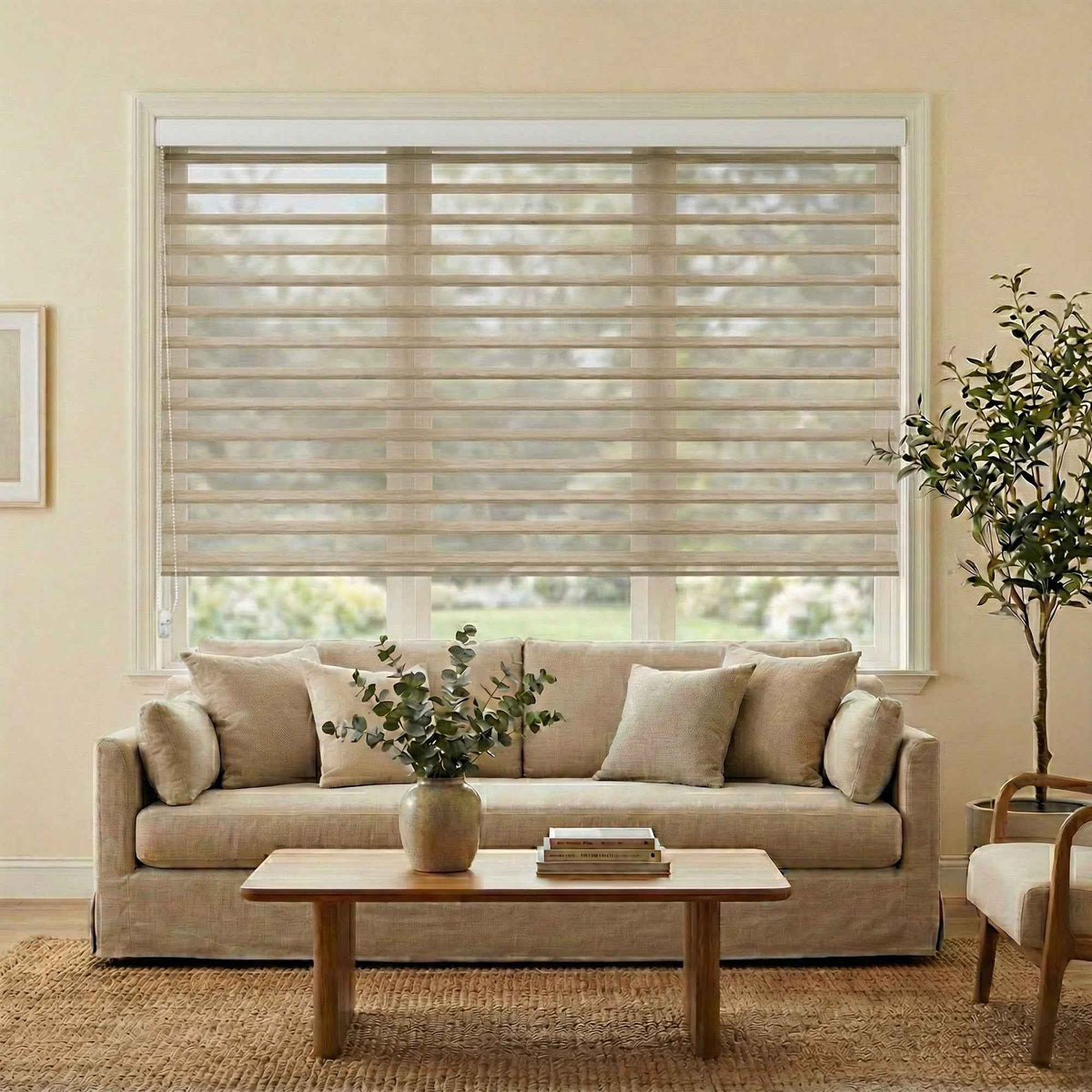 X-Veil Linen Texture Shangri-La Blinds - Detail View 12 | JOYDRAPE Bespoke Luxury