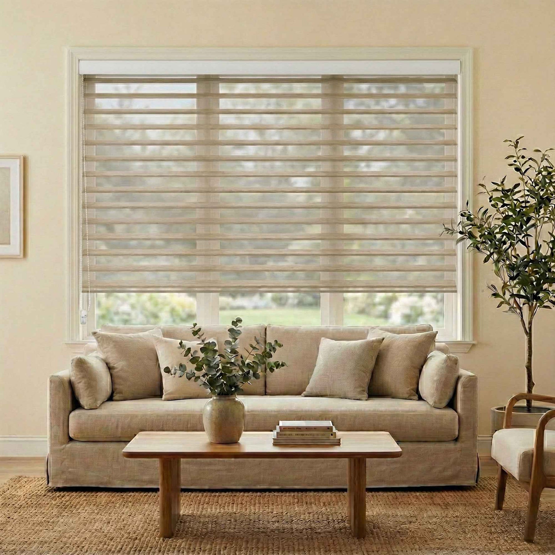 X-Veil Linen Texture Shangri-La Blinds - Detail View 12 | JOYDRAPE Bespoke Luxury