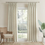 Length Linen Blend Semi-Blackout Curtains - Detail View 10 | JOYDRAPE Bespoke Luxury