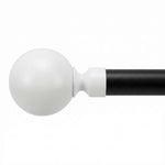 P-Single Decorative Curtain Rod with Rings - Detail View 9 | JOYDRAPE Bespoke Luxury