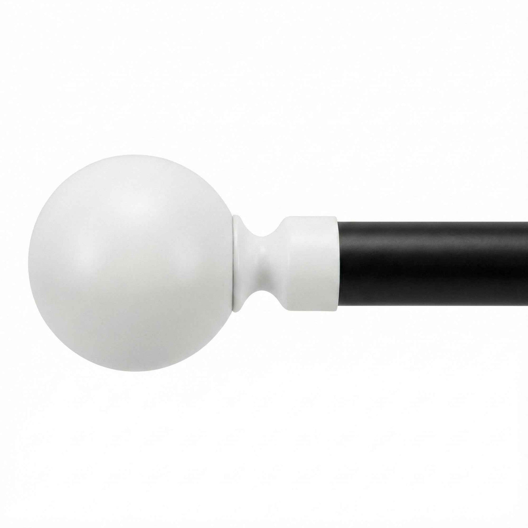 P-Single Decorative Curtain Rod with Rings - Detail View 9 | JOYDRAPE Bespoke Luxury