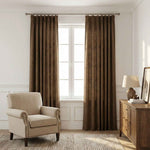 Morandi Cotton Linen Textured Blackout Curtains