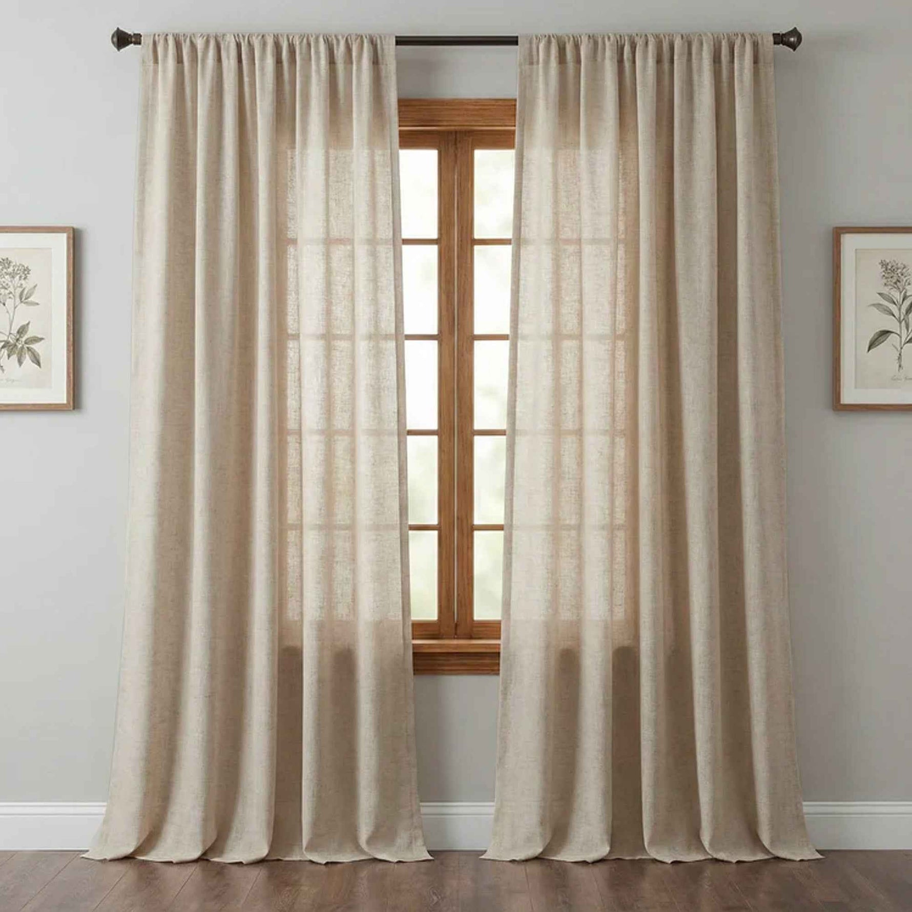 Timeless Natural linen blend curtains - Detail View 8 | JOYDRAPE Bespoke Luxury