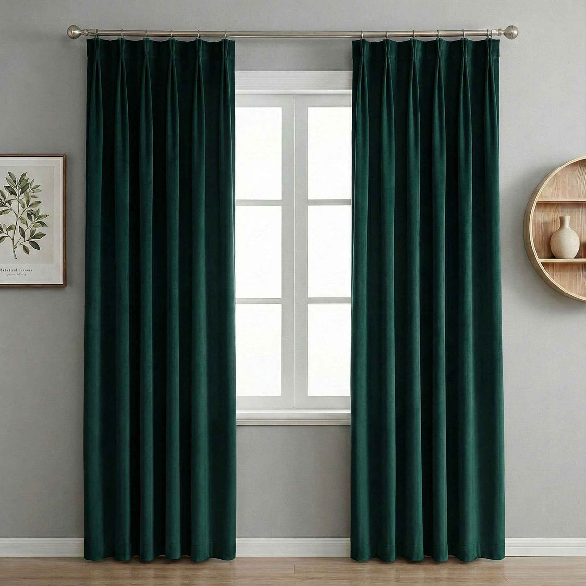 Velvet Mid-Century Modern Curtains