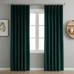 Velvet Mid-Century Modern Curtains