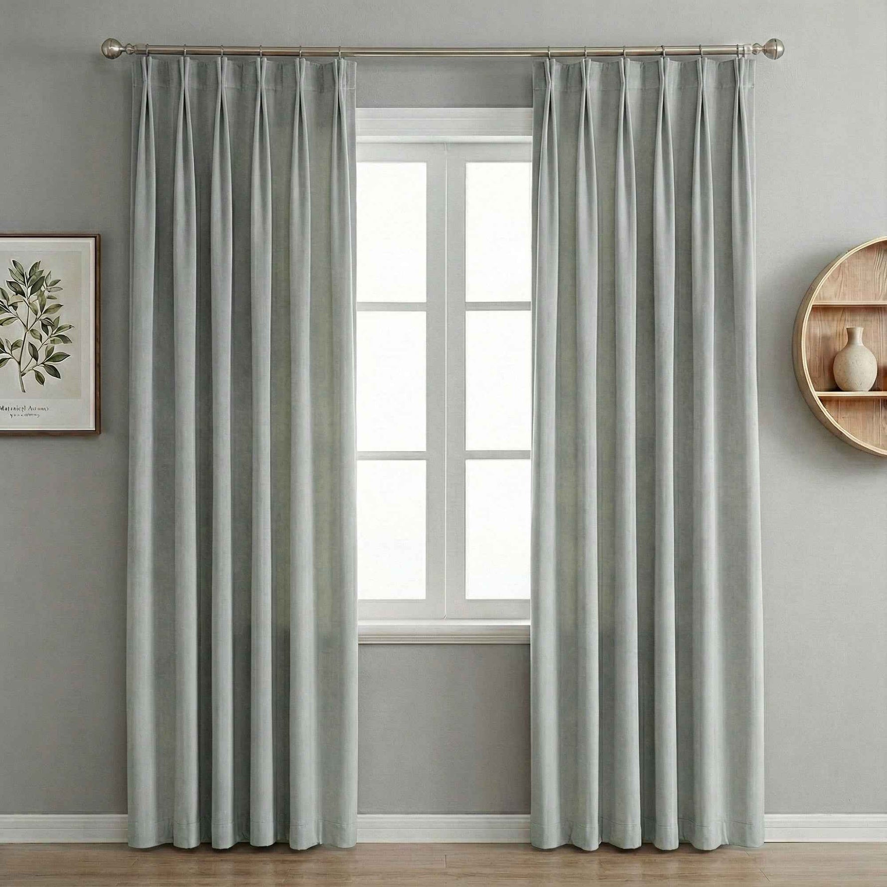 Velvet Mid-Century Modern Curtains