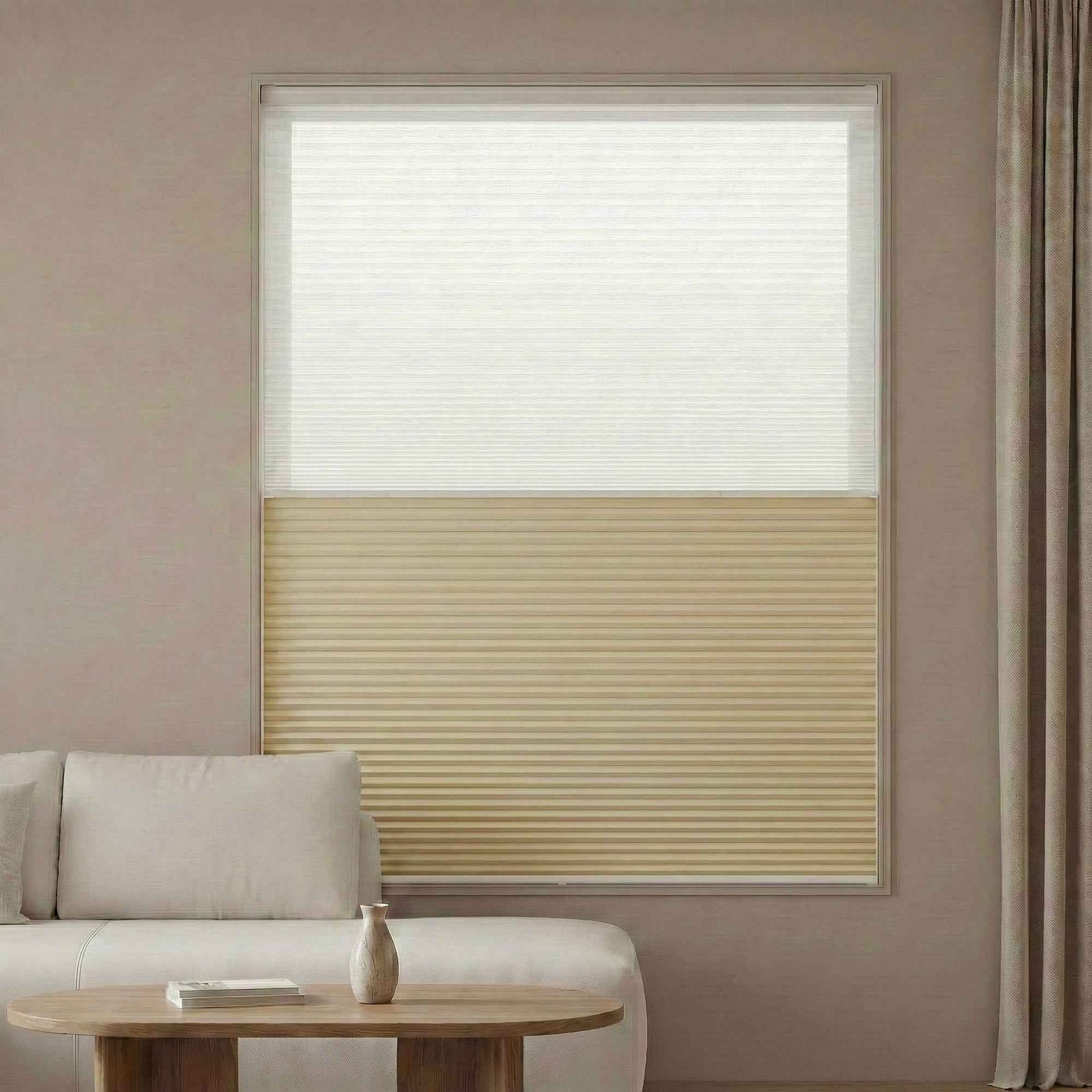 F-Solace Day/Night Cellular Shades - Detail View 3 | JOYDRAPE Bespoke Luxury