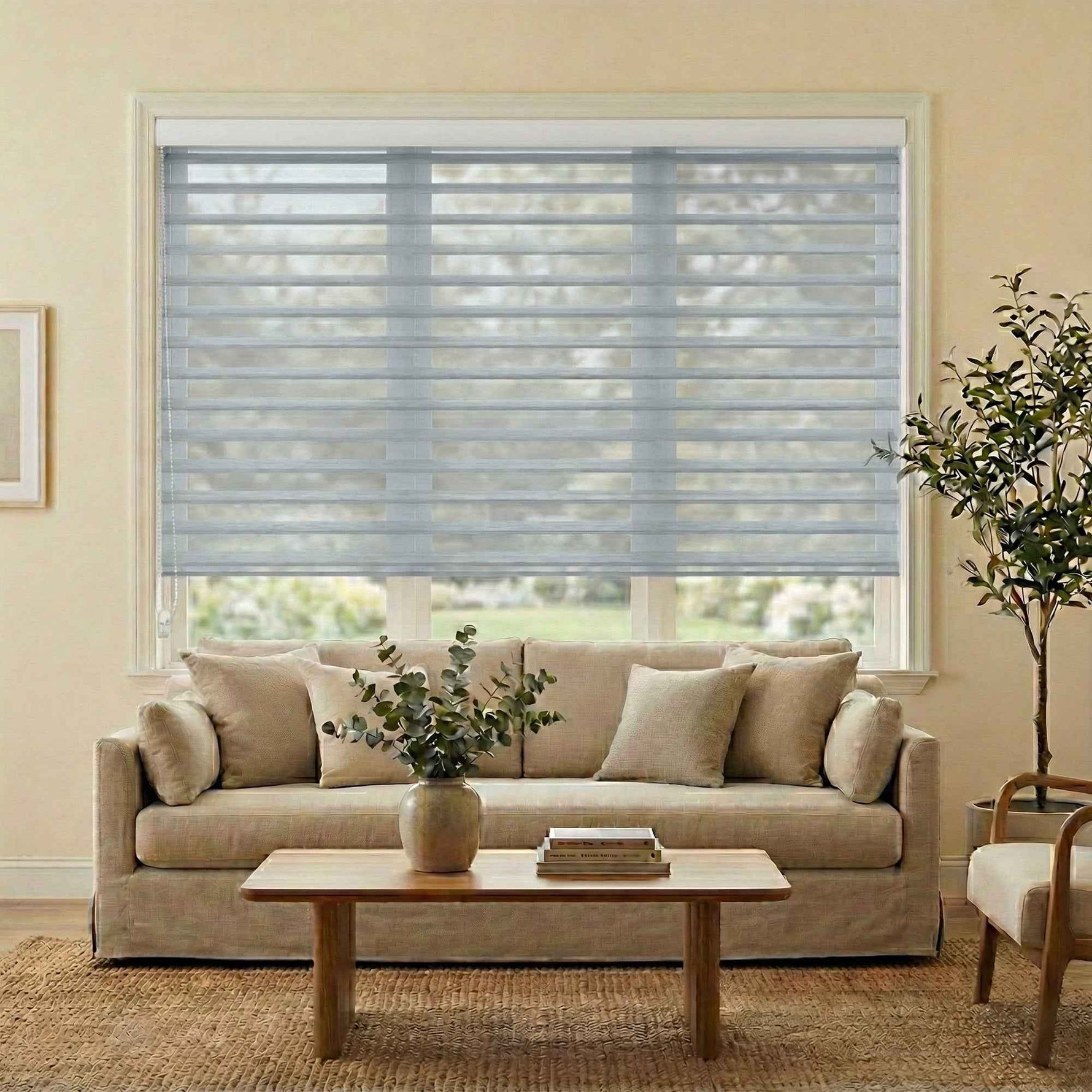 X-Veil Linen Texture Shangri-La Blinds - Detail View 13 | JOYDRAPE Bespoke Luxury