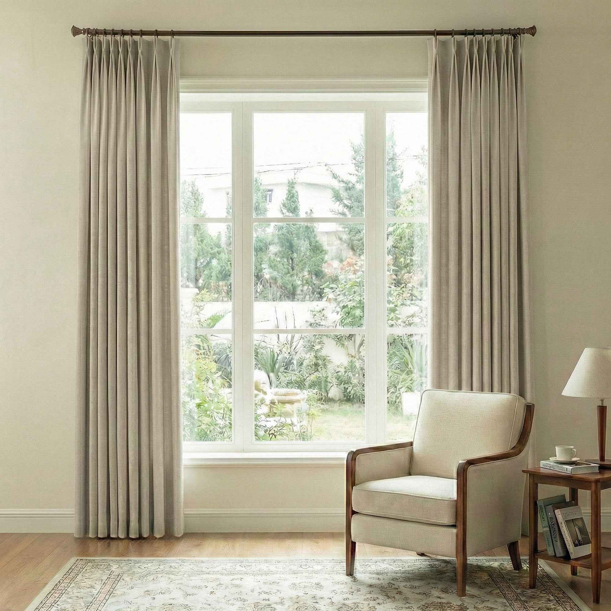 Candy Cotton Linen Blend Blackout Curtains - Detail View 12 | JOYDRAPE Bespoke Luxury
