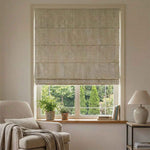 L-Lfluffy Cordless 100% Blackout Faux Linen Roman Shades - Detail View 9 | JOYDRAPE Bespoke Luxury
