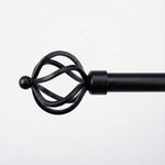 P-Single Decorative Curtain Rod with Rings - Detail View 10 | JOYDRAPE Bespoke Luxury