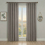 pincheck 100% Blackout Cream Style Curtains