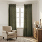 Morandi Cotton Linen Textured Blackout Curtains