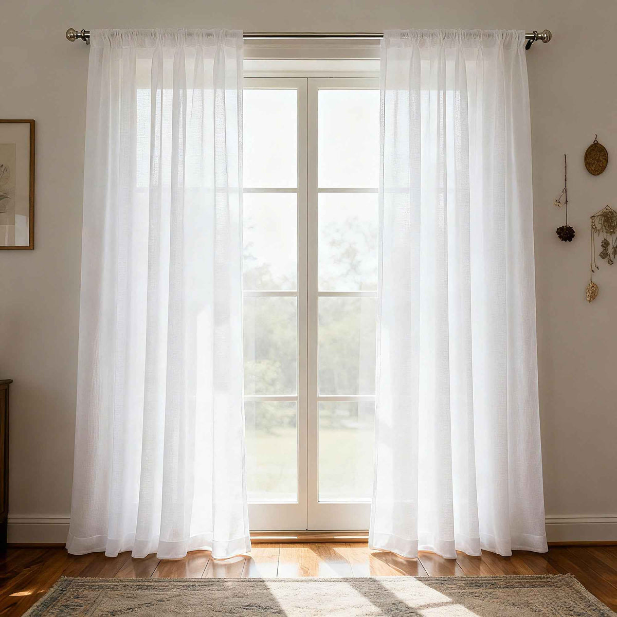 Chiffon chiffon yarn Sheer Curtains