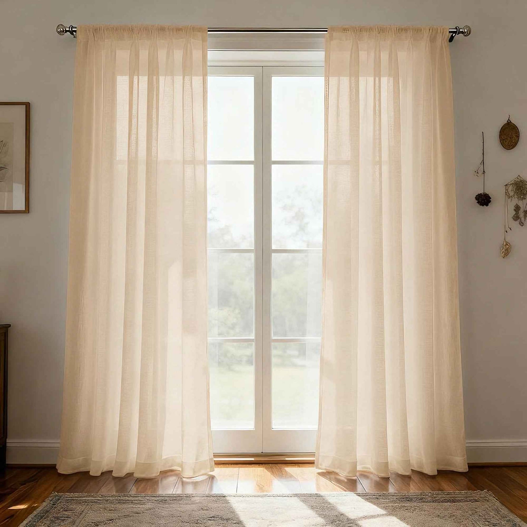 Chiffon chiffon yarn Sheer Curtains