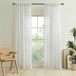 Pchill Light-Filtering Linen Textured Curtains - Detail View 9 | JOYDRAPE Bespoke Luxury
