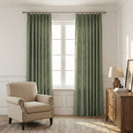 Morandi Cotton Linen Textured Blackout Curtains