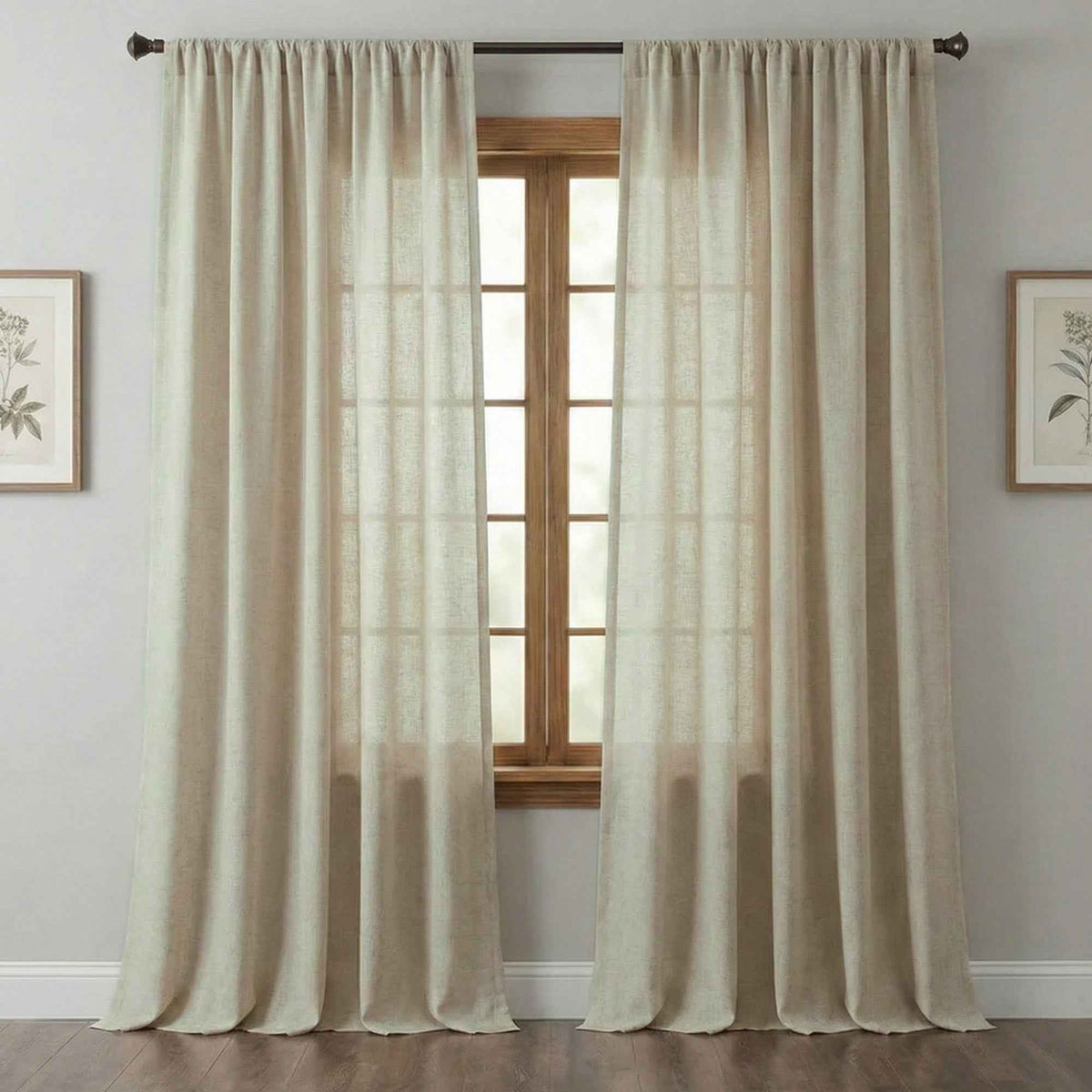 Timeless Natural linen blend curtains - Detail View 12 | JOYDRAPE Bespoke Luxury