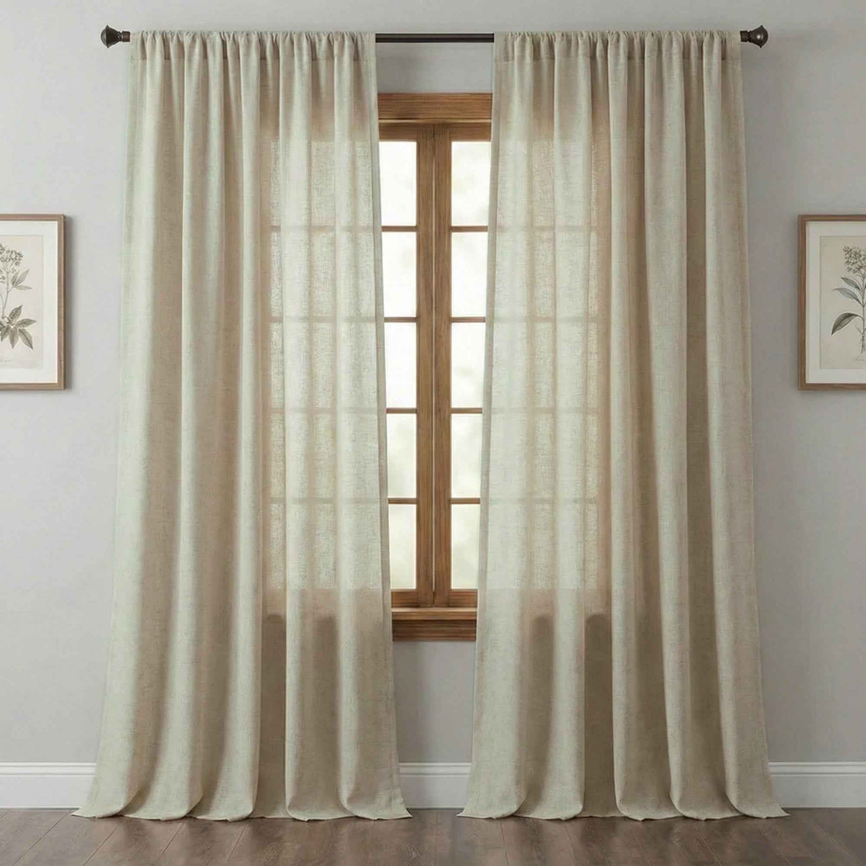 Timeless Natural linen blend curtains - Detail View 12 | JOYDRAPE Bespoke Luxury