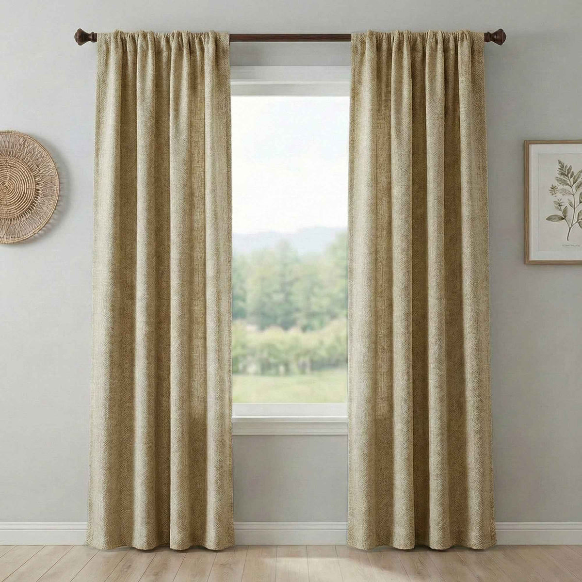 Twill Heavyweight solid color blackout curtains - Detail View 10 | JOYDRAPE Bespoke Luxury