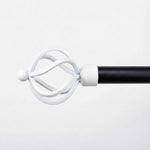 P-Single Decorative Curtain Rod with Rings - Detail View 11 | JOYDRAPE Bespoke Luxury