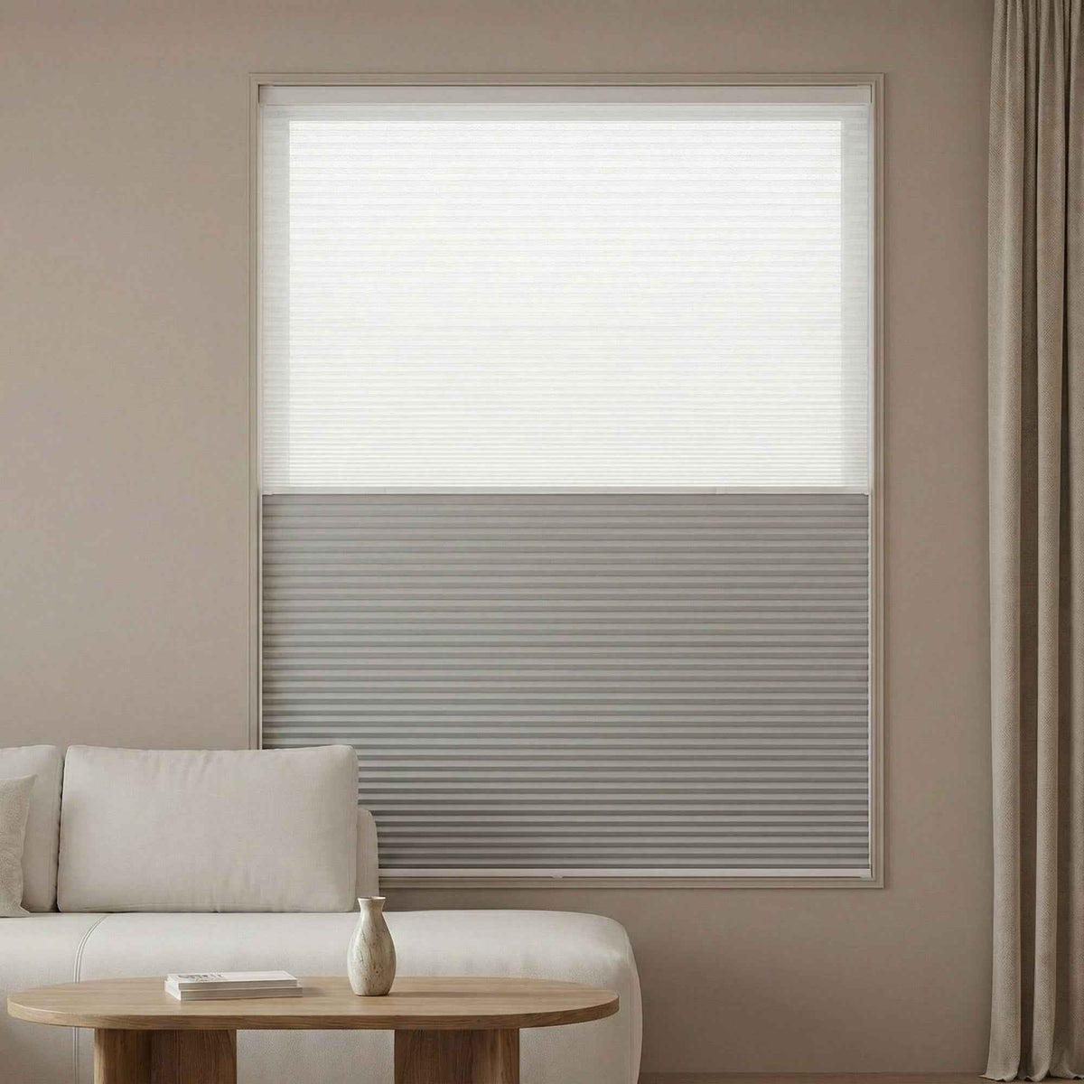 F-Solace Day/Night Cellular Shades - Detail View 4 | JOYDRAPE Bespoke Luxury