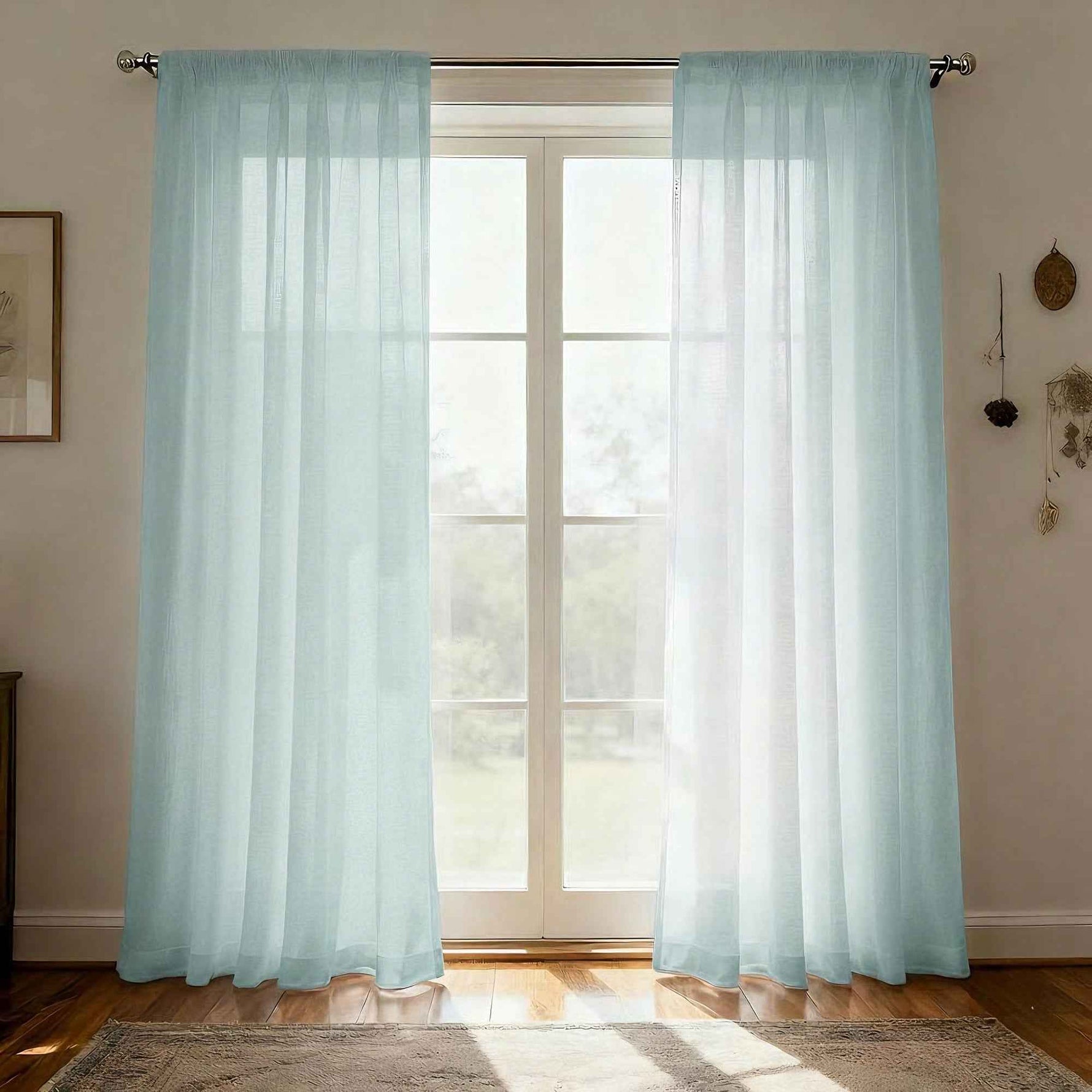 Chiffon chiffon yarn Sheer Curtains