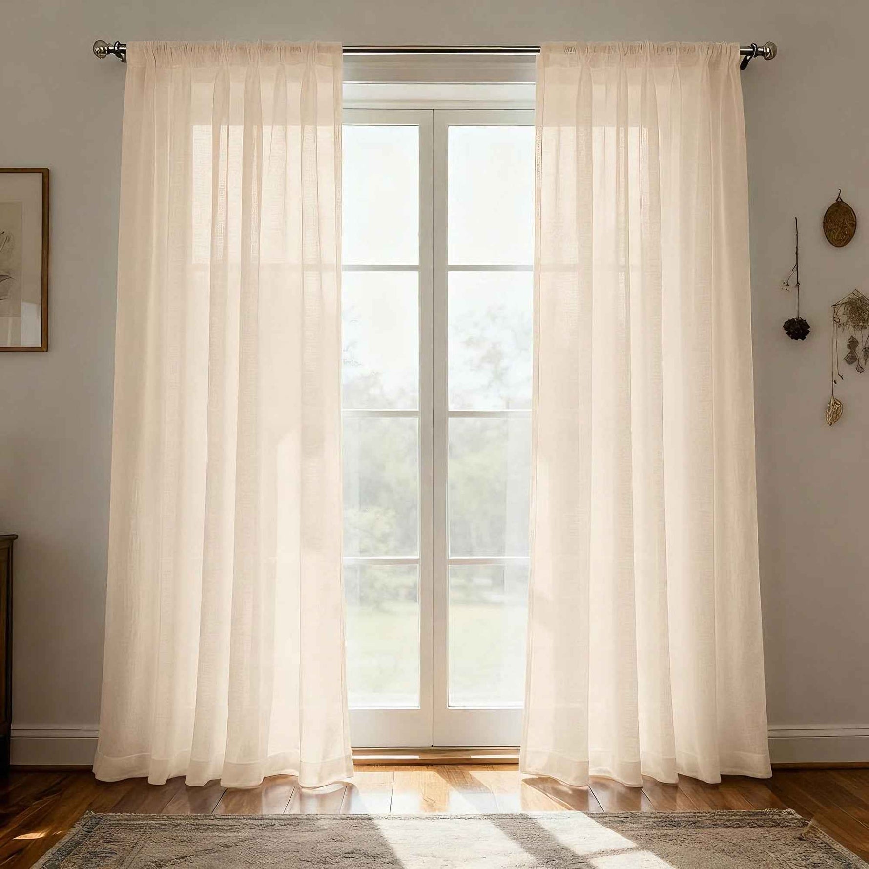 Chiffon chiffon yarn Sheer Curtains