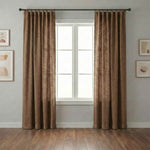 Wheat Heavyweight waffle textured linen blend curtains
