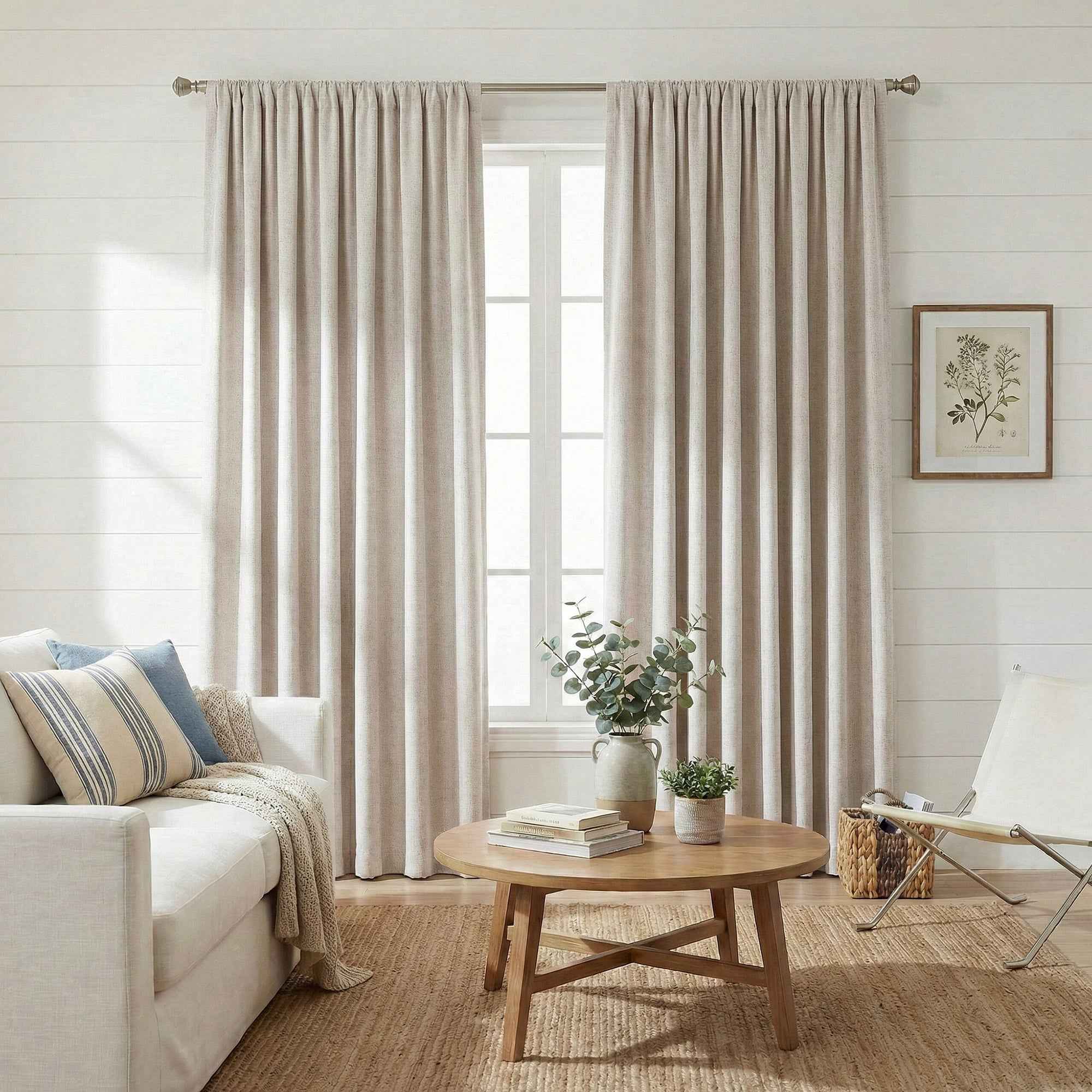 Fluffy 100% Blackout Chenille Curtains