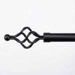 P-Single Decorative Curtain Rod with Rings - Detail View 12 | JOYDRAPE Bespoke Luxury
