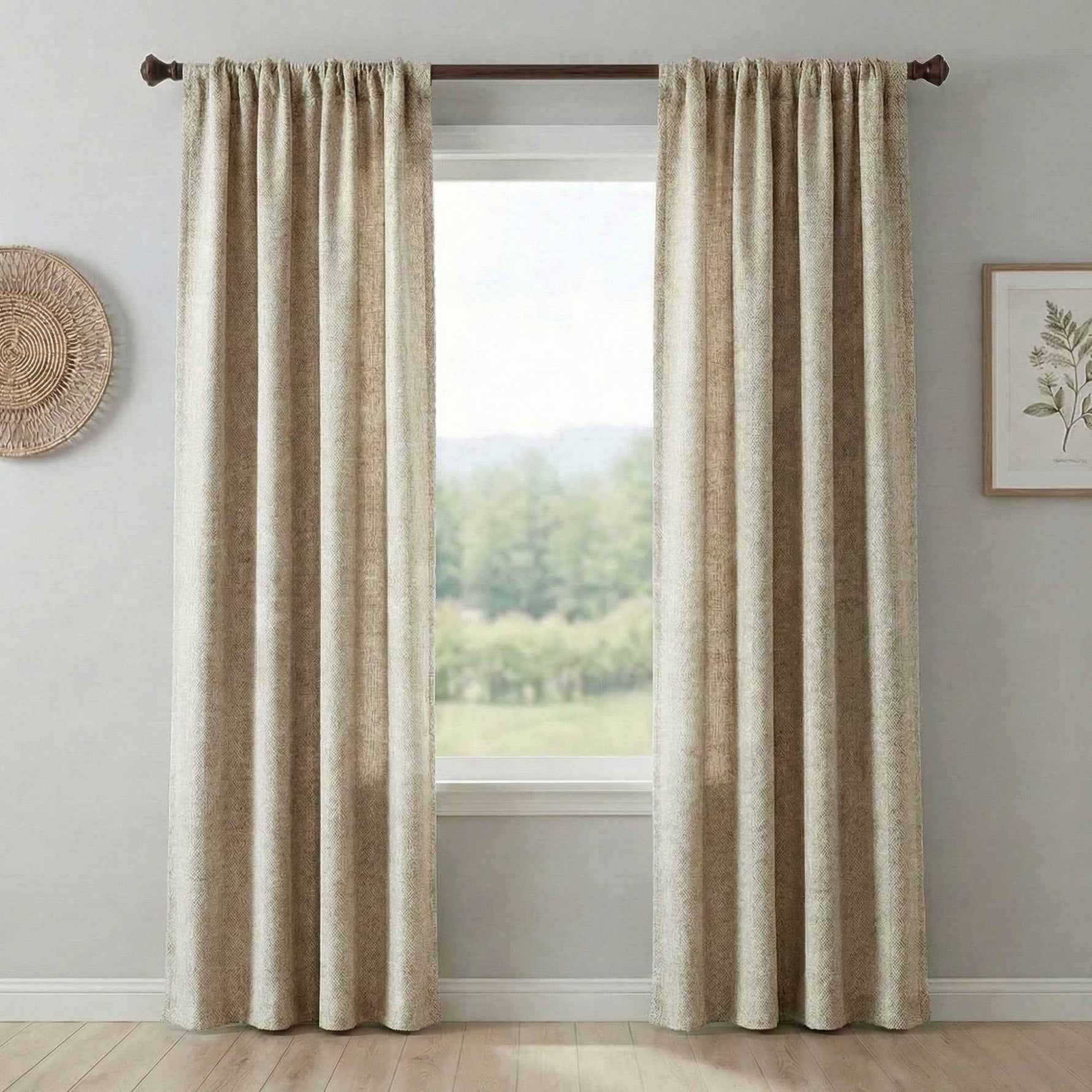 Twill Heavyweight solid color blackout curtains - Detail View 11 | JOYDRAPE Bespoke Luxury