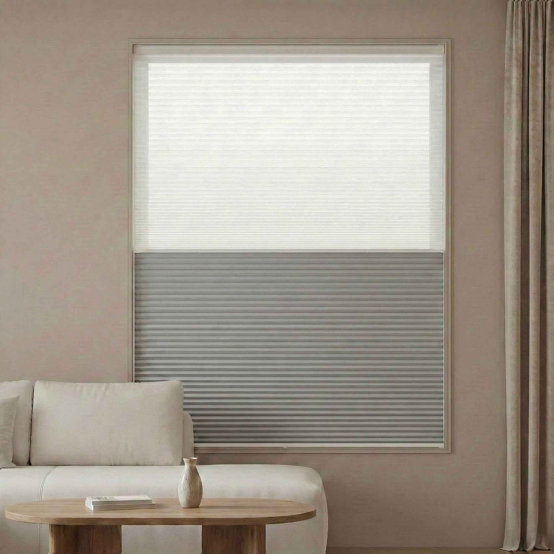 F-Solace Day/Night Cellular Shades - Detail View 5 | JOYDRAPE Bespoke Luxury