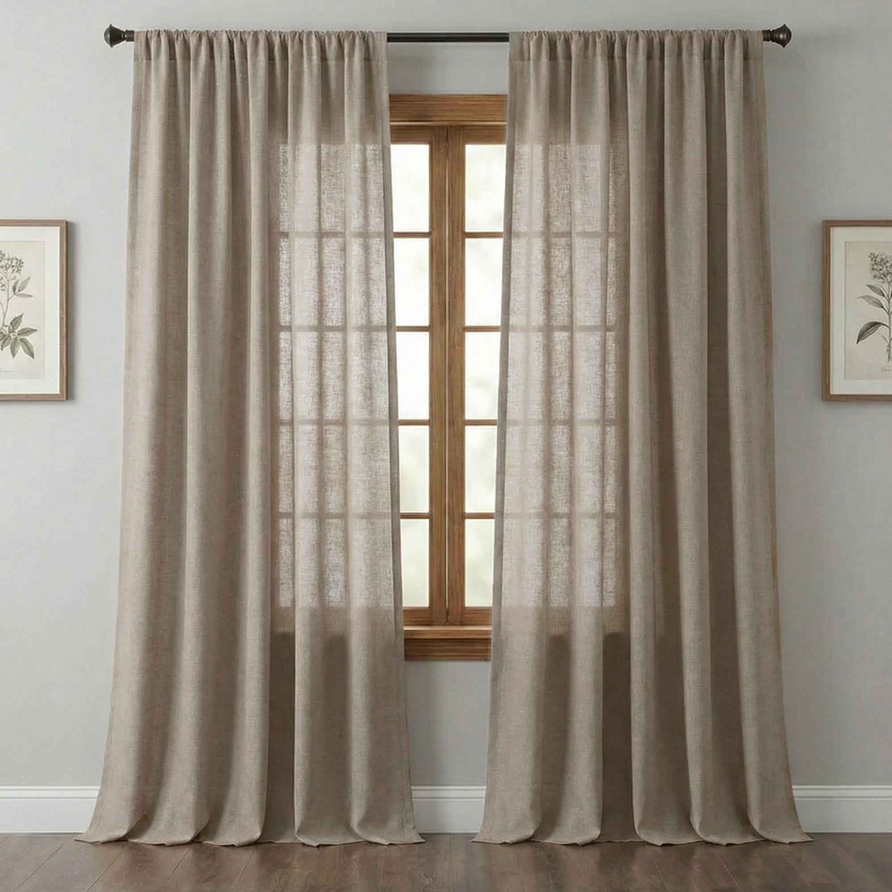 Timeless Natural linen blend curtains - Detail View 13 | JOYDRAPE Bespoke Luxury
