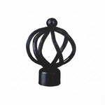 P-Double Decorative Curtain Rod with Rings - Detail View 14 | JOYDRAPE Bespoke Luxury