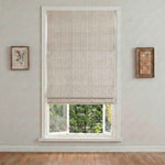 L-loose Cordless Striped Linen Blend Roman Shades - Detail View 12 | JOYDRAPE Bespoke Luxury