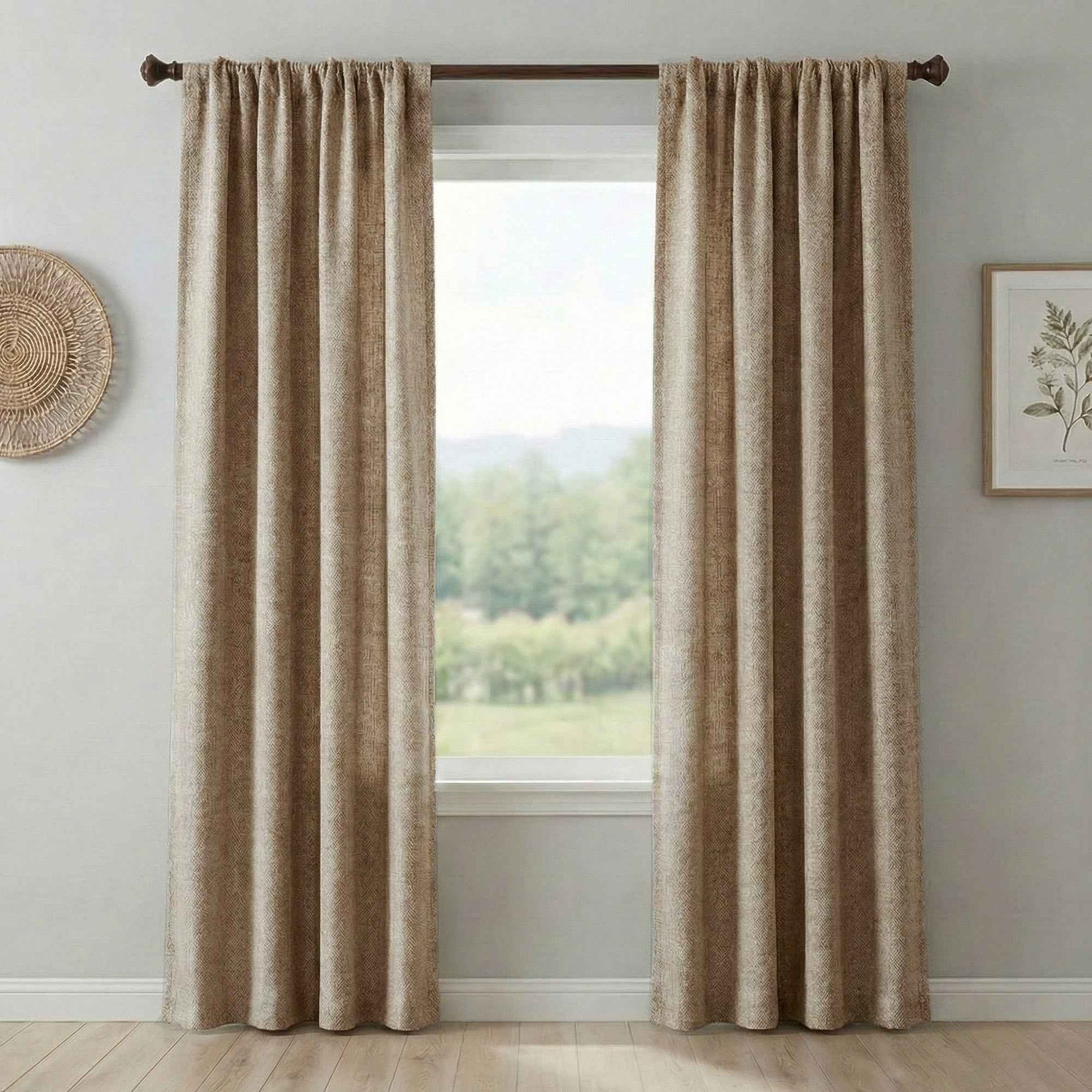 Twill Heavyweight solid color blackout curtains - Detail View 12 | JOYDRAPE Bespoke Luxury