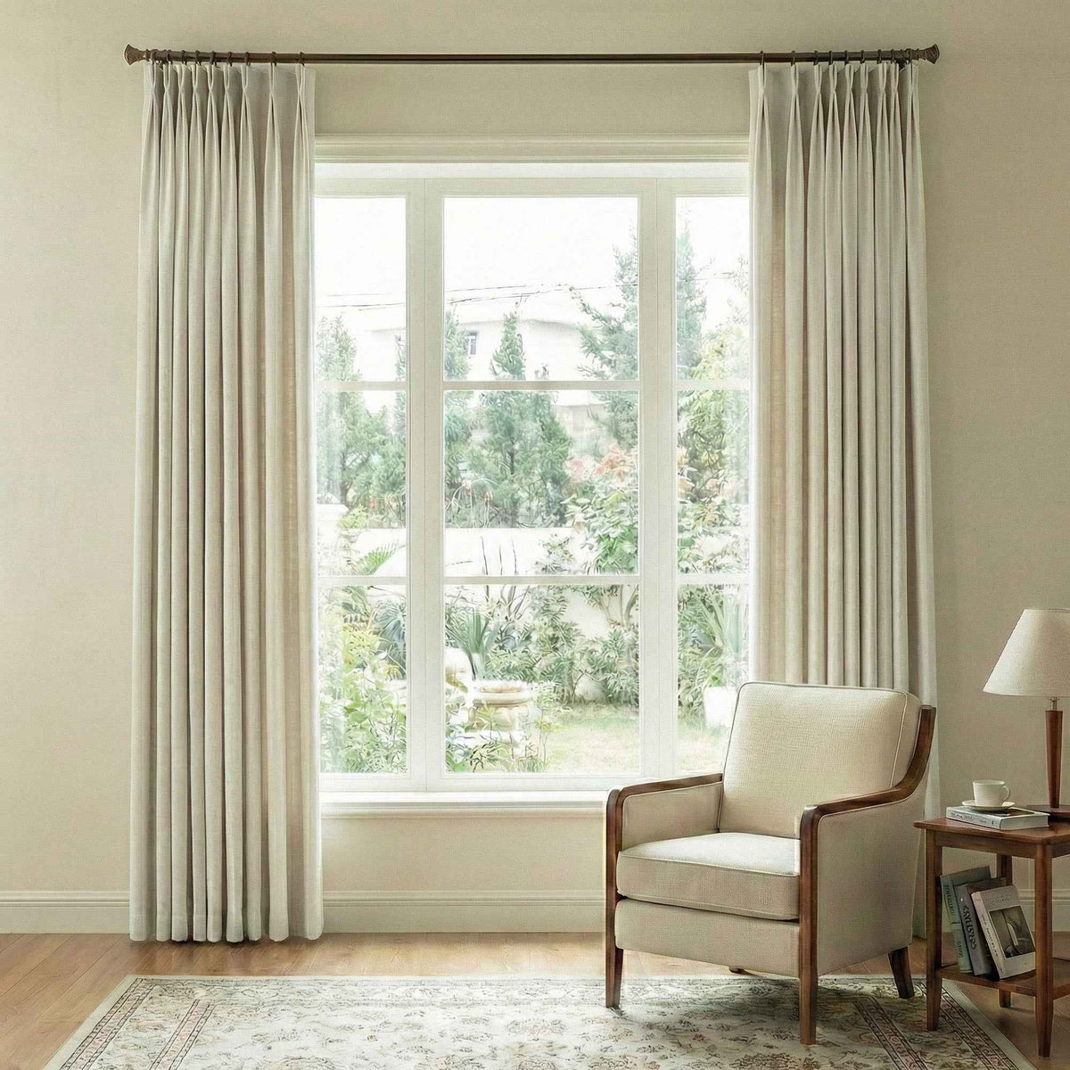 Candy Cotton Linen Blend Blackout Curtains - Detail View 15 | JOYDRAPE Bespoke Luxury
