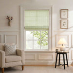 L-Mint Semi-blackout cotton-linen blend Roman shades - Detail View 10 | JOYDRAPE Bespoke Luxury