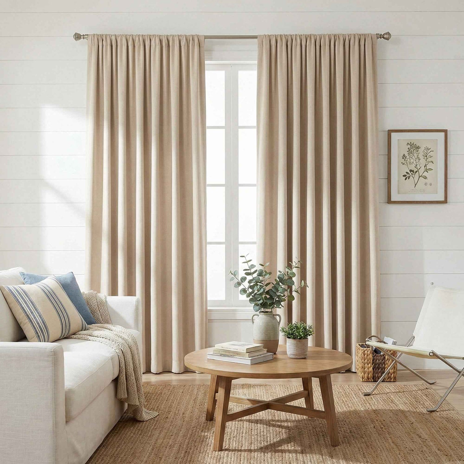 Fluffy 100% Blackout Chenille Curtains