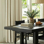 Crossl Semi-Blackout Linen-Textured Curtains - Detail View 3 | JOYDRAPE Bespoke Luxury