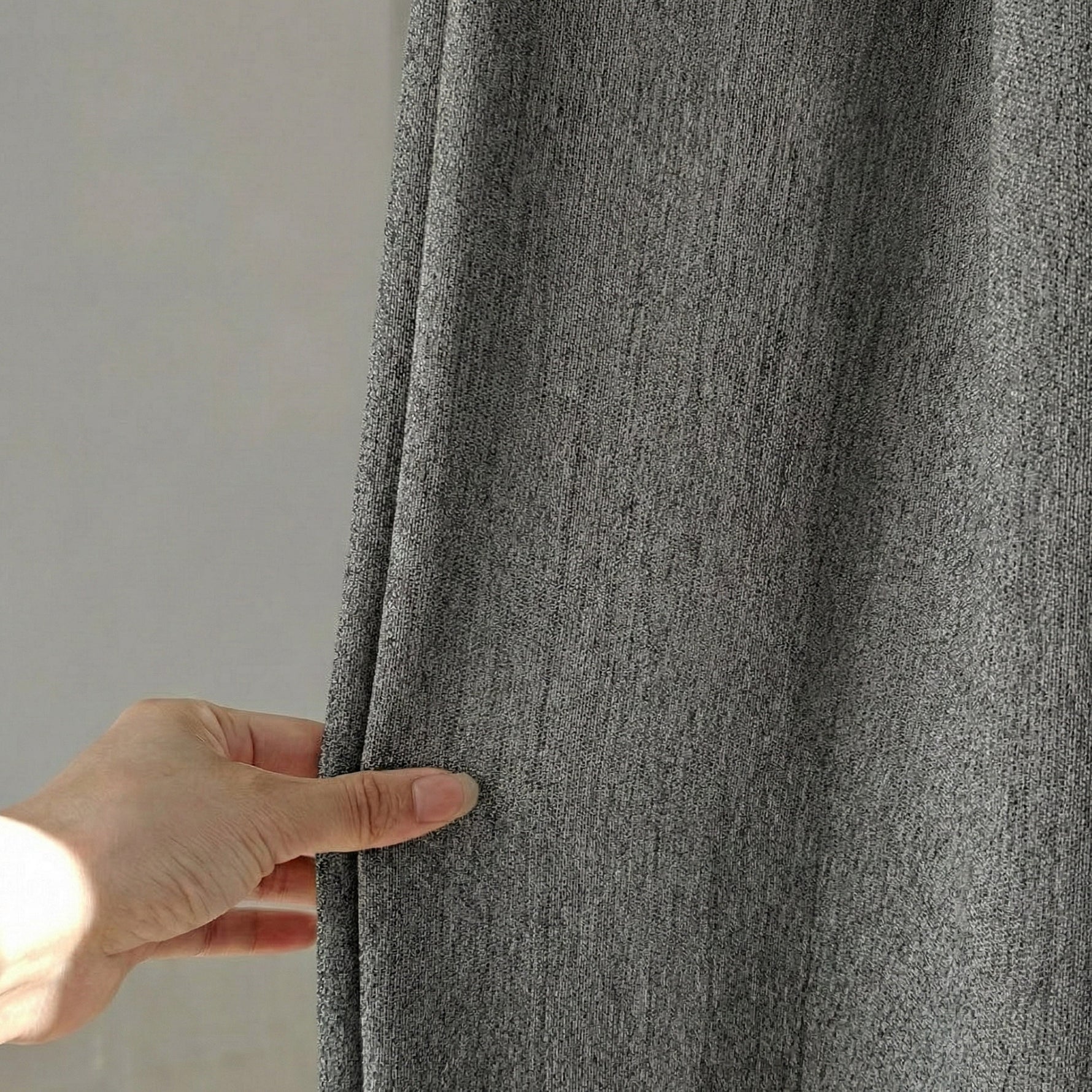 Twill Heavyweight solid color blackout curtains - Detail View 6 | JOYDRAPE Bespoke Luxury
