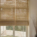 L-Lreed Cordless Fine Linen Roman Shades - Detail View 3 | JOYDRAPE Bespoke Luxury